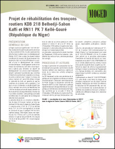 Fiche technique MOGED - Projet de réhabilitation des tronçon ... Image 1