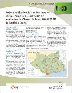 Fiche technique MOGED - Projet d’utilisation du charbon natu ... Image 1