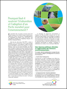 Pourquoi faut-il soutenir l’élaboration et l’adoption d’un P ... Image 1