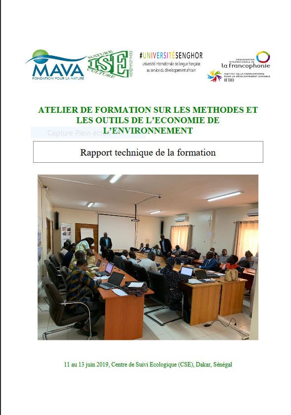 Rapport de l'atelier de formation sur les méthodes et les ou ... Image 1